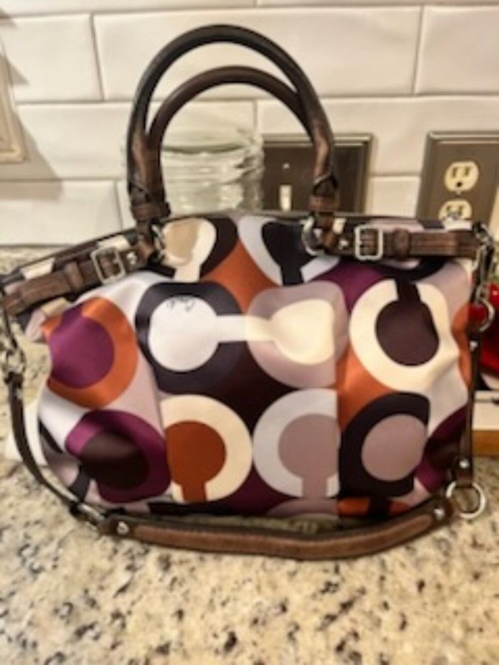 Coach Madison Sophia Sateen Purse